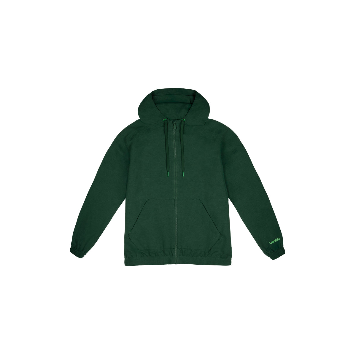 Men's Coastal Hoodie Full Zip - Pine - Image 5
