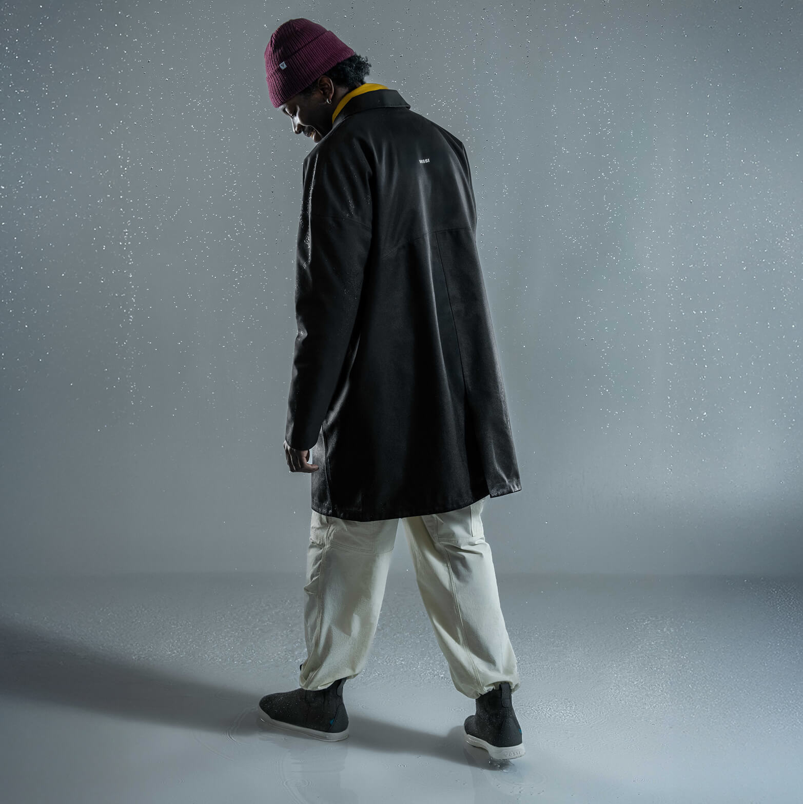 Men's Trinity Rain Jacket - Black - Image 7