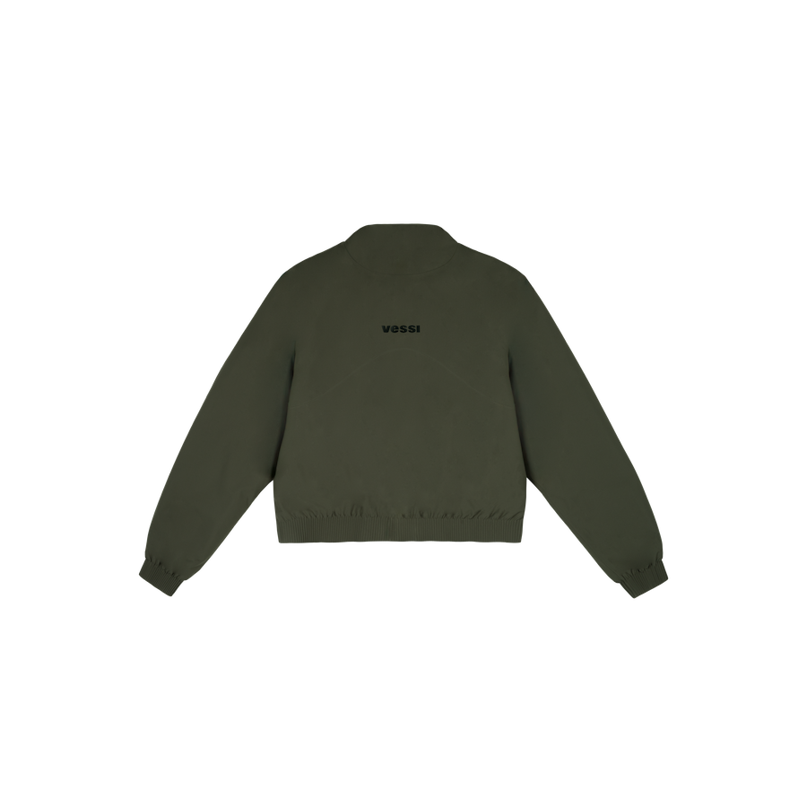 Women's Mist Bomber Jacket - Dark Moss - Image 2