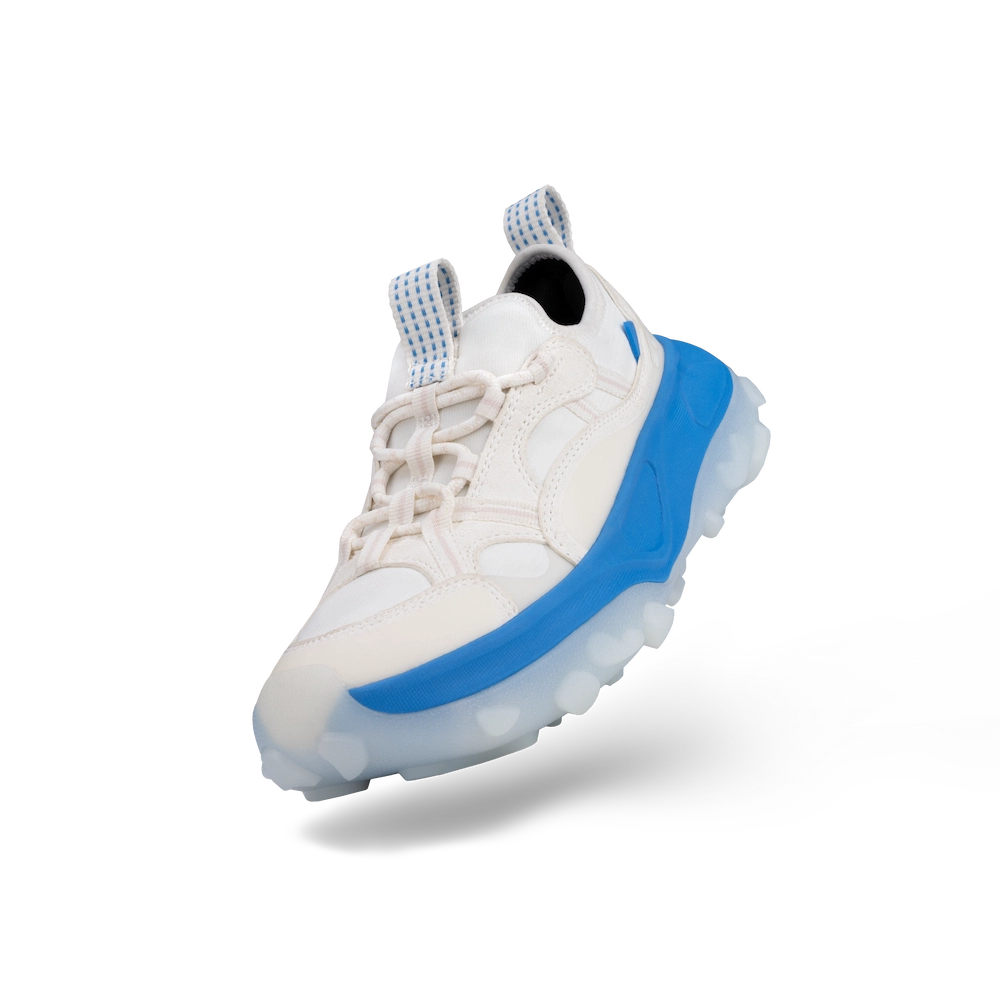 Men's Motu Sneaker - Off-White/Vessi Blue - Image 6