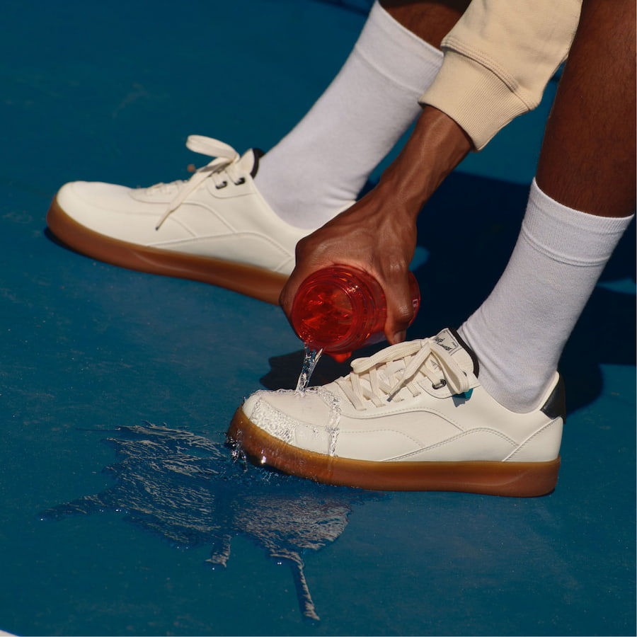 Women's Courtside Classic - Off-White/Black - Image 5